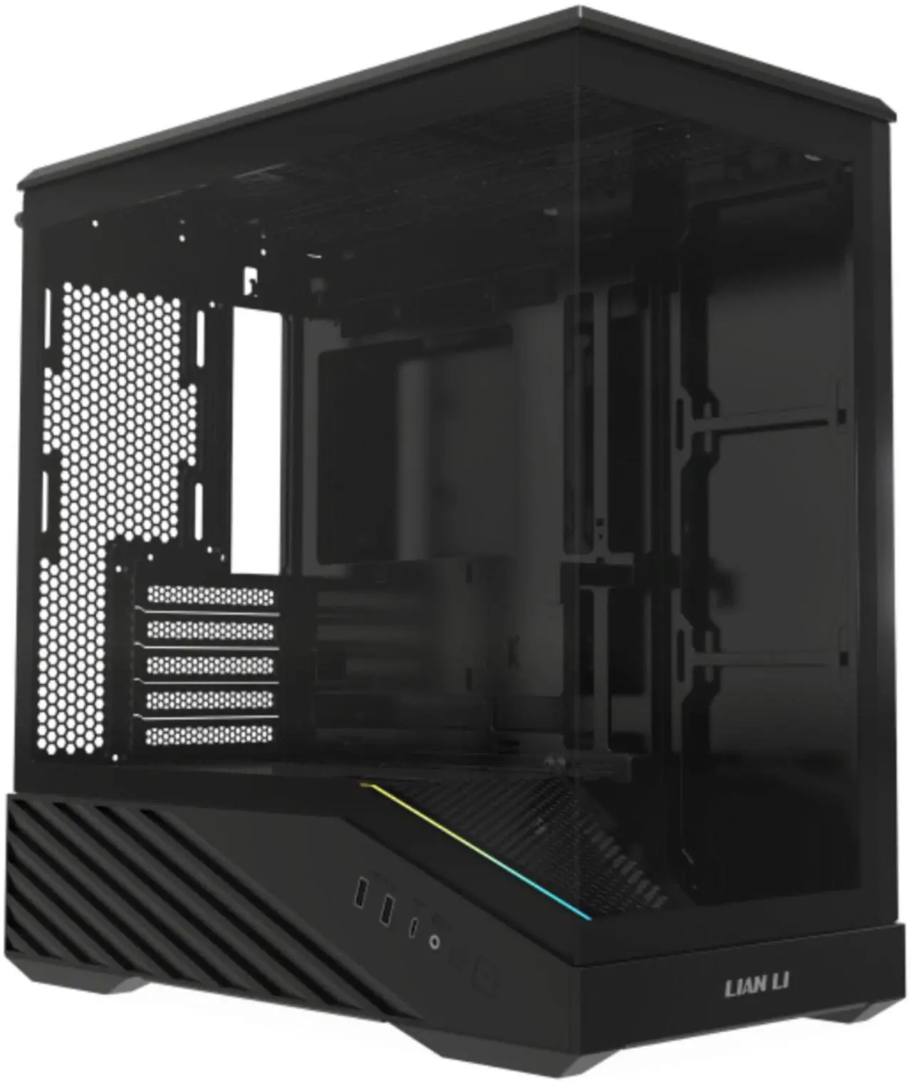 Lian Li Vector V100 MINI Micro-ATX Compact PC Case, Panoramic Tempered Glass, 415mm GPUs