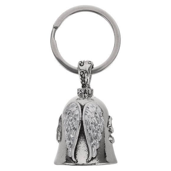 Campana de metal vintage para colgar, ideal para llaveros, cascabel de la suerte, pequeña campana para motociclistas, para manualidades