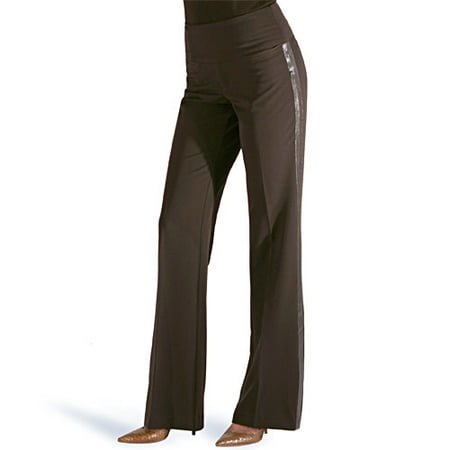 Metro7 - Women's Python-Trim Tuxedo Pant