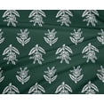 thumbnail image 4 of oneOone Polyester Lycra Fabric Leaves & Floral Block Printed Fabric 1 Yard 56 Inch Wide, 4 of 4