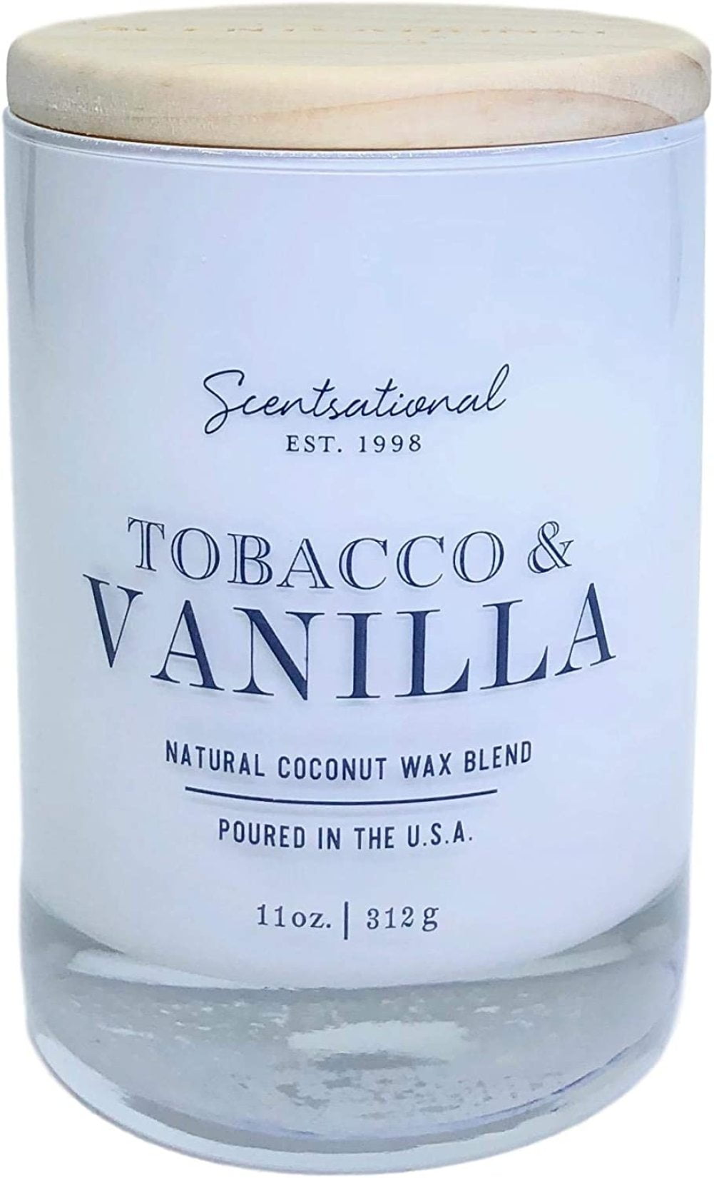 scentsational tobacco vanilla candle Soy QUALITY MATERIALS Scentsational Amber & Vanilla Candle