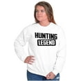 thumbnail image 4 of Hunting Legend Awesome Hunter Unisex Plus Fleece Graphic Sweatshirt Brisco Brands 3X, 4 of 5