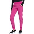 thumbnail image 4 of Pantalón médico Cherokee Infinity para mujer, jogging de talle medio, cK110A S carmine Pink, 4 of 5