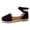 Black, variant on Closed Toe Sandals for Women 2026 Summer Slip on Backless Flat Shoes with Strap Dressy Casual Comfy Non Slip Beach Footwear Gray Size 7.5