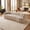 Camel, variant on 98.4 Inch Modern Compressed Sofa, Cloud Couch 3 Seater Corduroy Couch with Bubble Channel Tufted Design, No Assembly Required, Deep Seat Sofa with 2 Pillows for Living Room, Apartment, Office, White