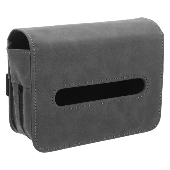 Car Tissue Box Organizer Napkin Holder Face Masks Dispenser Fashion Decor Accessories for Cars inside Sheepskin