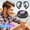 A, variant on Earbuds Wireless Bluetooth Headphones with Ear Hooks Stereo Deep Bass,Lightweight inear Earphones with Mic for Android Phone,IPX5 Waterproof Headsets for Workouts(Purple+AI real-time translation)