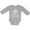 AC-Heather Grey, variant on Inktastic Ocean City Maryland Vacation Boys or Girls Long Sleeve Baby Bodysuit