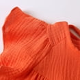 thumbnail image 5 of MXIEZI 1-7 Years Toddler Baby Girls Cotton Dresses Kids Solid Colour Sundress Summer Dress Princess Skirt Little Girls Clothes, 5 of 8