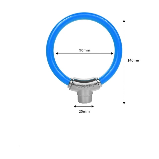 Bike Lock Cable Portable - Anti-Theft Ring Wire Rope Lock Bicycle Road Bicycle Thick Wire Rope Lock