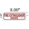 thumbnail image 2 of Fire Extinguisher Inside Sign ( ALUMINIUM 3x8), 2 of 2