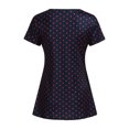 thumbnail image 6 of ZTTD Women's Comfy Short Sleeve Nursing Dot Print Top for Breastfeeding Blouse, 6 of 9