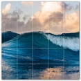 thumbnail image 1 of Picture-Tiles.com: Waves Ceramic Tile Wall Mural WAL501179-55M. 30"W x 30"H using (25) 6" x 6" Ceramic Tiles-Satin Finish, 1 of 3