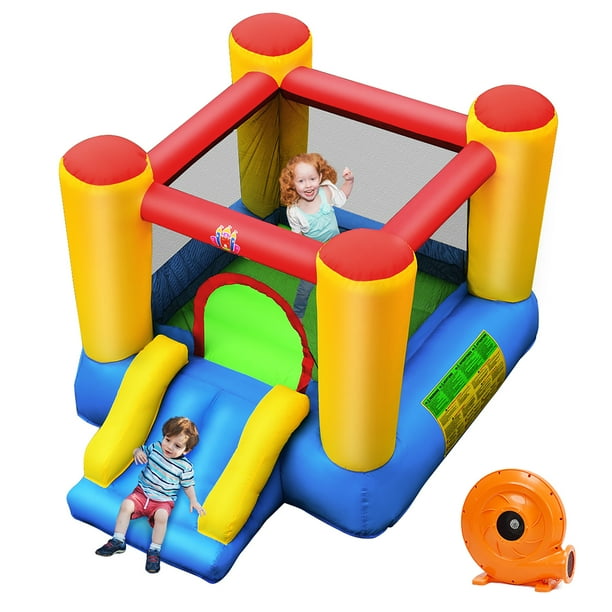 Costway Inflatable Bouncer Kids Bounce House Jumping Castle Slide w