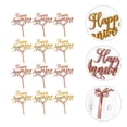thumbnail image 4 of 12 unids Acrílico Tapas Toppers Pastel Decorativo Inserciones Fiesta de boda Decoración de pasteles, 4 of 6