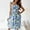 Blue, variant on Lilgiuy Women's Spring And Summer New Sling Dress European And American Foreign Trade Lace Holiday Style Open Back Dress for Birthday Photography Streetwear