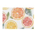 thumbnail image 7 of Yayeee Bath Rug for Bathroom Floor Non Slip Rectangle Fluffy Soft Absorbent Mat, 16"x24", Candy Grapefruit Slices, 7 of 7