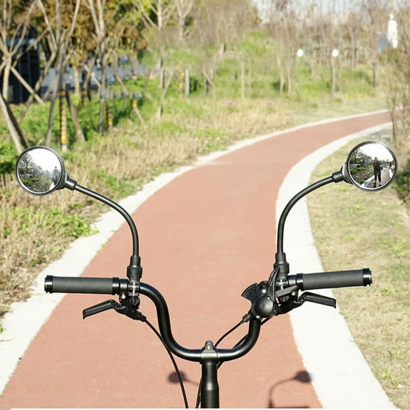 Bicycle Rearview Mirror 360 Degrees Adjustable Riding Rearview Mirror Convex Mirror Mountain Biking Mtb Bike Accessories Parts Fangkenuo