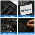 thumbnail image 4 of TICKJOY 4 Pack  Extra Large Moving Bags with Strong Zipper and Reinforced Handles, Durable Storage Bags Moving Boxes for Closet Organizers and Storage (90 L,Black), 4 of 8
