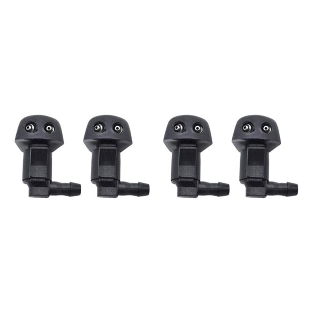 Transemion 2 Pieces Windshield Wiper Nozzle Washer Jets Spray Automobile Repair Accessory Replacing Parts Replacement for MK1 2002-2008 2Set