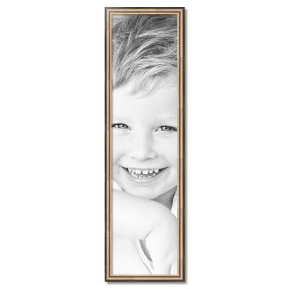 ArtToFrames 13" x 50" Anique Silver Picture Frame, 13x50 inch Silver Wood Poster Frame (WOM-4964)