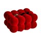 thumbnail image 5 of Soporte para caja de pañuelos, soporte para papel higiénico para baño, organizador de servilletas, estante para papel higiénico, cubierta de caja de Rojo BLESIY Cubierta de tejido, 5 of 8