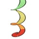 thumbnail image 4 of Colorful Rainbow Spiral Foldable Windmill Hanging Wind Spinner Sculpture Garden Decoration, 4 of 4