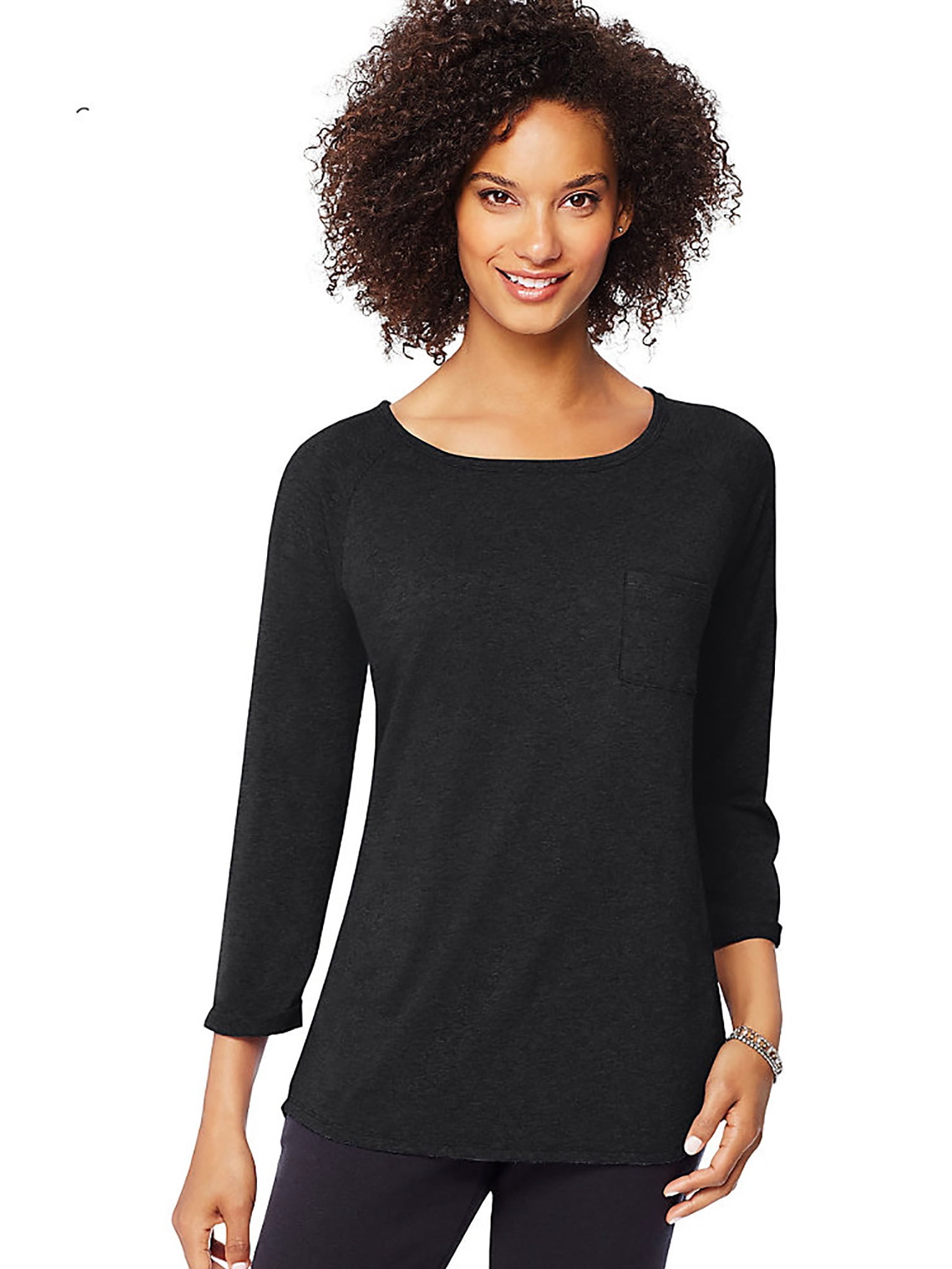 Fashion Essentials Raglan Pocket Tee 