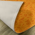 thumbnail image 5 of Ambesonne Orange Place Mats Set of 4, Halloween Pumpkin Skull, Standard Size, Orange, 5 of 6