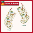 thumbnail image 2 of Bingfone Cute Frog Print Personalized Christmas Stocking - Snowman Design Large 18 inch,Family Holiday Season Decor, 2 of 8