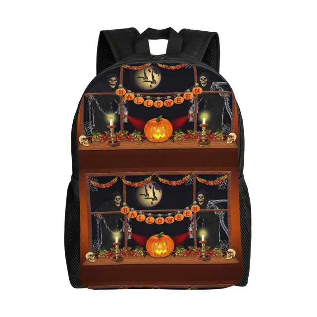 Balery Halloween Decoration Mochila - Mochila Estilosa y Duradera para Laptop de 15 Pulgadas con Tela Oxford Impermeable