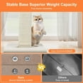 thumbnail image 5 of Cat Scratching Post 33 Inch Nature Sisal Scratch Post for Indoor Cats, Large Cat Scratcher Protect Your Furniture, for All Breeds Grey, 5 of 7