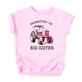 thumbnail image 7 of Promoted to Big Sister Pink Tractor Shirt for Girls Farm Sibling Reveal Pregnancy Announcement Tee Pink Shirt 18 Months, 7 of 7