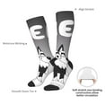 thumbnail image 5 of Saiise Bluey Funny Socks Men Women Boys Kids Adults Novelty Graphic Crew Tube Socks Crazy Design Casual Dress Socks for Sports,Running,Travel, 5 of 7