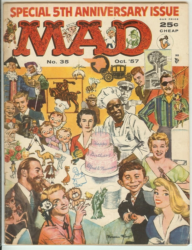 MAD Magazine Vintage Collectible #35 Oct 1957 Fine+ (FN+)