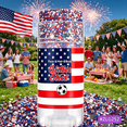 thumbnail image 3 of SDOHIG Red White Blue Glitter Stick for Face Hair Body, 4th of July Patriotic Body Sparkle, White Dominant Icy Sparkle, Waterproof & Long-Lasting, Festival Essential, 15g Style C, 3 of 7