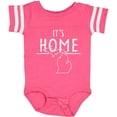 thumbnail image 3 of Inktastic It's Home- State  of Michigan Outline Distressed Text Boys or Girls Baby Bodysuit, 3 of 5