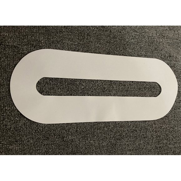 Caja de aletas de repuesto de plástico para tabla inflable SUP, ranura para timón de cola grande de 8 ", pieza de reparación de SUP inflable, piel de PVC