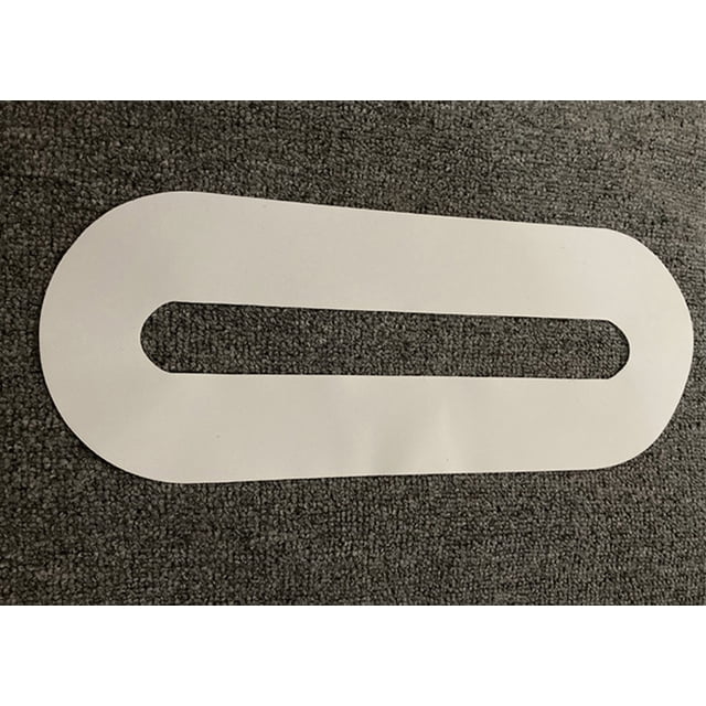 Caja de aletas de repuesto de plástico para tabla inflable SUP, ranura para timón de cola grande de 8 ", pieza de reparación de SUP inflable, piel de PVC