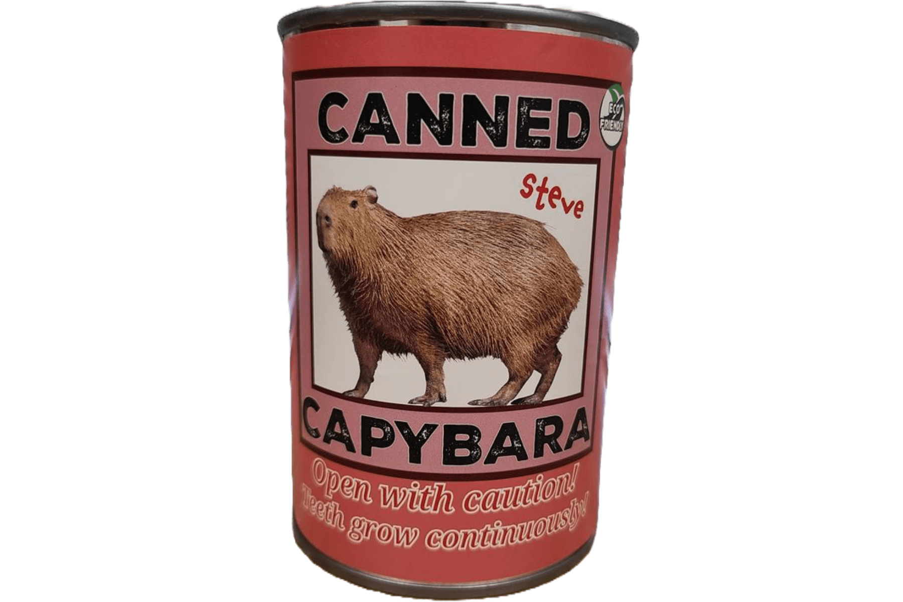 Canned Capybara | Stuffed Plush Toy | Ecofriendly Unique Fun Gift!