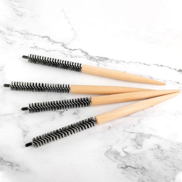 Miangastore 2 Pcs Petite Brosse à Crêper les Cheveux Peigne à Dents Fines pour Volumiser, Peigner en Arrière et Lifter les Racines Peigne pour Frange et Petites Sections Pratique pour les Voyages