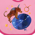 thumbnail image 3 of Inktastic Taurus Constellation Zodiac Sign Illustration Boys or Girls Baby Bib, 3 of 3