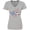 Athletic Heather, variant on Inktastic Soccer Ball, Net with American Flag Colors Women's V-Neck T-Shirt