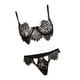 thumbnail image 4 of Conjunto de Ropa Interior de Encaje Floral Negro y en Espalda Mujer METRO, 4 of 8