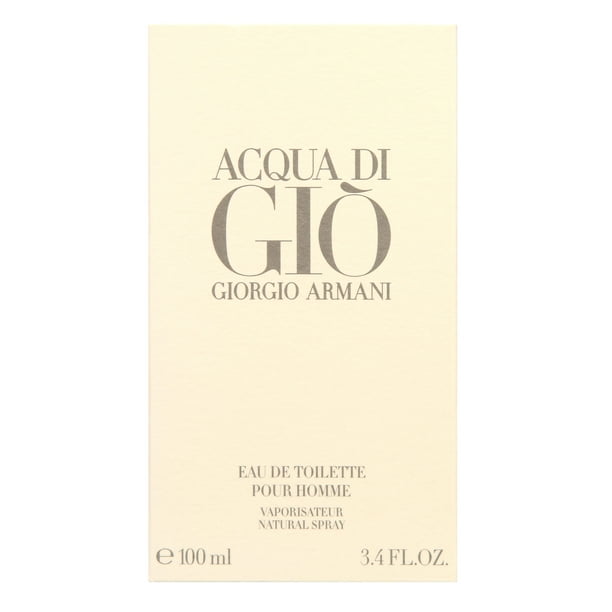 Giorgio Armani Acqua Di Gio Eau De for 3.4 oz Walmart.com