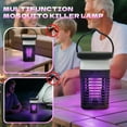 thumbnail image 2 of Outdoor Portable And Rechargeable Solar Mosquito Zapper, Electric Fly Zapper With Battery And Night Light, Cordless Insect Zapper Home Decor For Patio Camping Backyard, 2 of 5