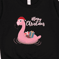 thumbnail image 3 of Inktastic Flamingo Merry Christmas Toddler Sweatshirt, 3 of 4