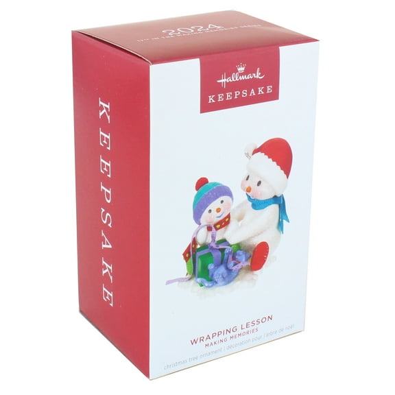 Hallmark 2024 Ornament - Making Memories 17th in Series: Wrapping Lesson