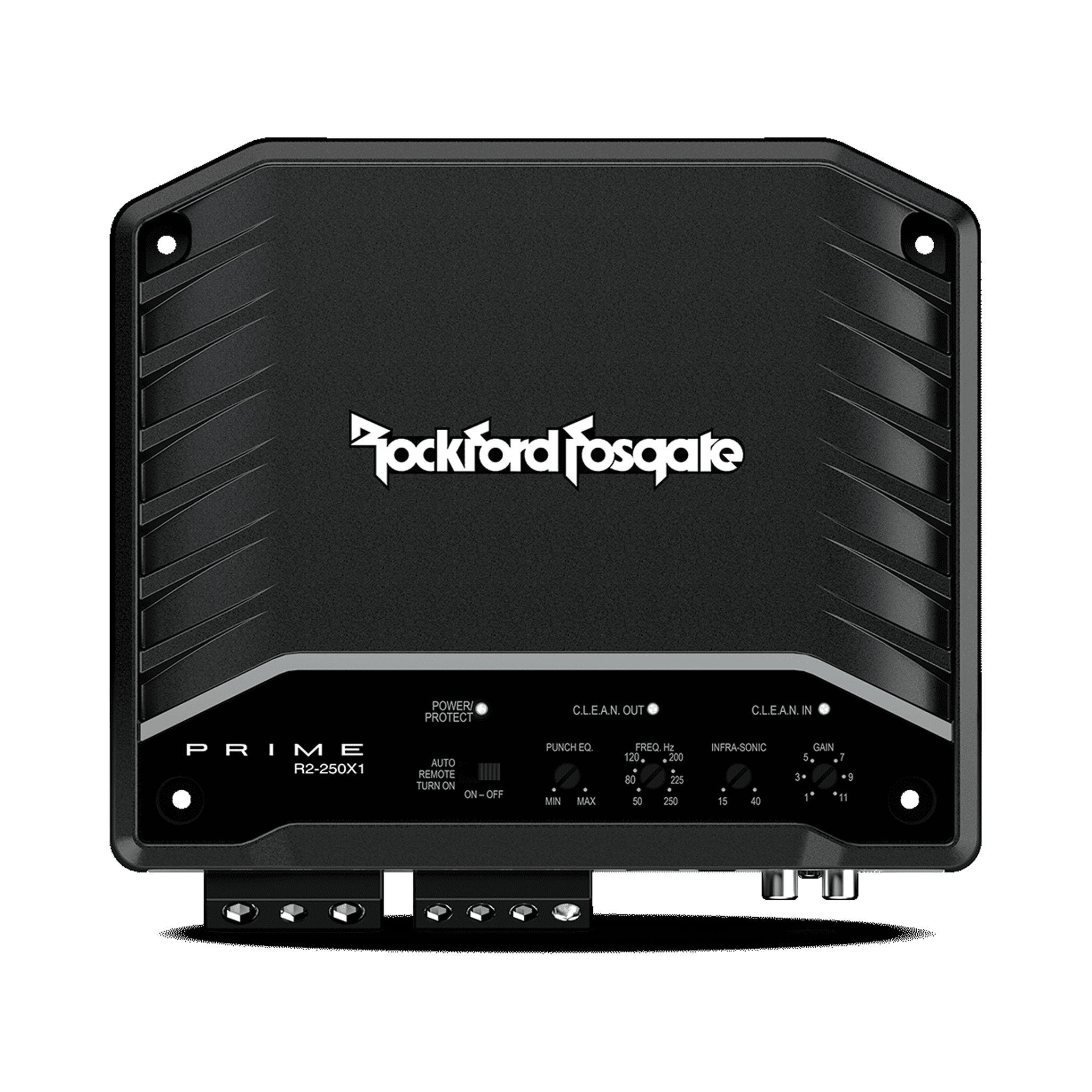 Rockford Fosgate R2-250X1 Prime 250-Watt Full Range Class D Mono Amplifier