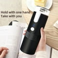 thumbnail image 3 of 1200mAh Rechargeable Single-Serve Espresso Maker, 170ml Compact Electric Coffee Machine with Dual Ground Coffee & Capsule Compatibility, Portable 400g Stainless Steel/ABS Brewer for Travel, Camping,, 3 of 6